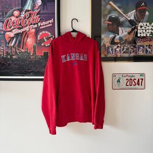Y2K Adidas Kansas Thrashed Hoodie